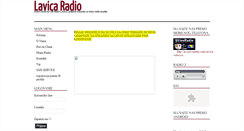 Desktop Screenshot of lavicaradio.com