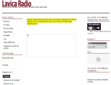 Tablet Screenshot of lavicaradio.com